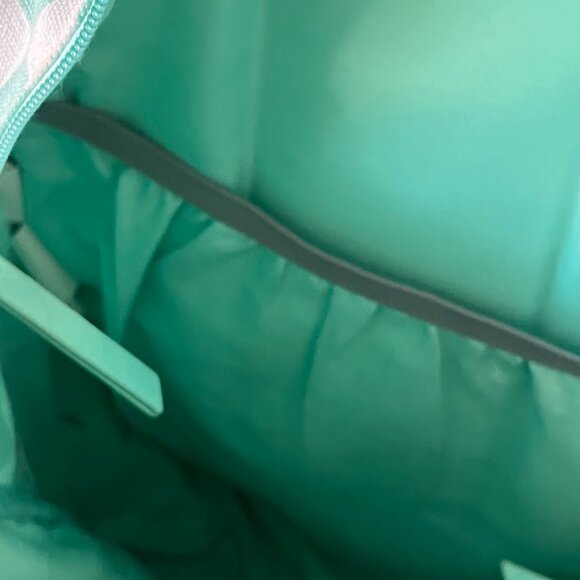 Dickies Blue Green Colton Canvas Checkered Backpack Bookbag - Picture 9 of 16